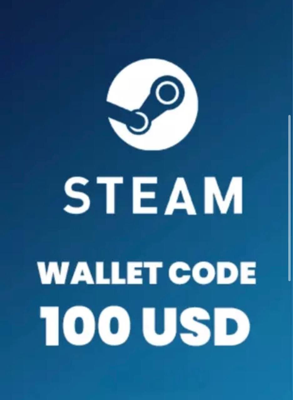 Steam Wallet Code USD 100 (US) product image