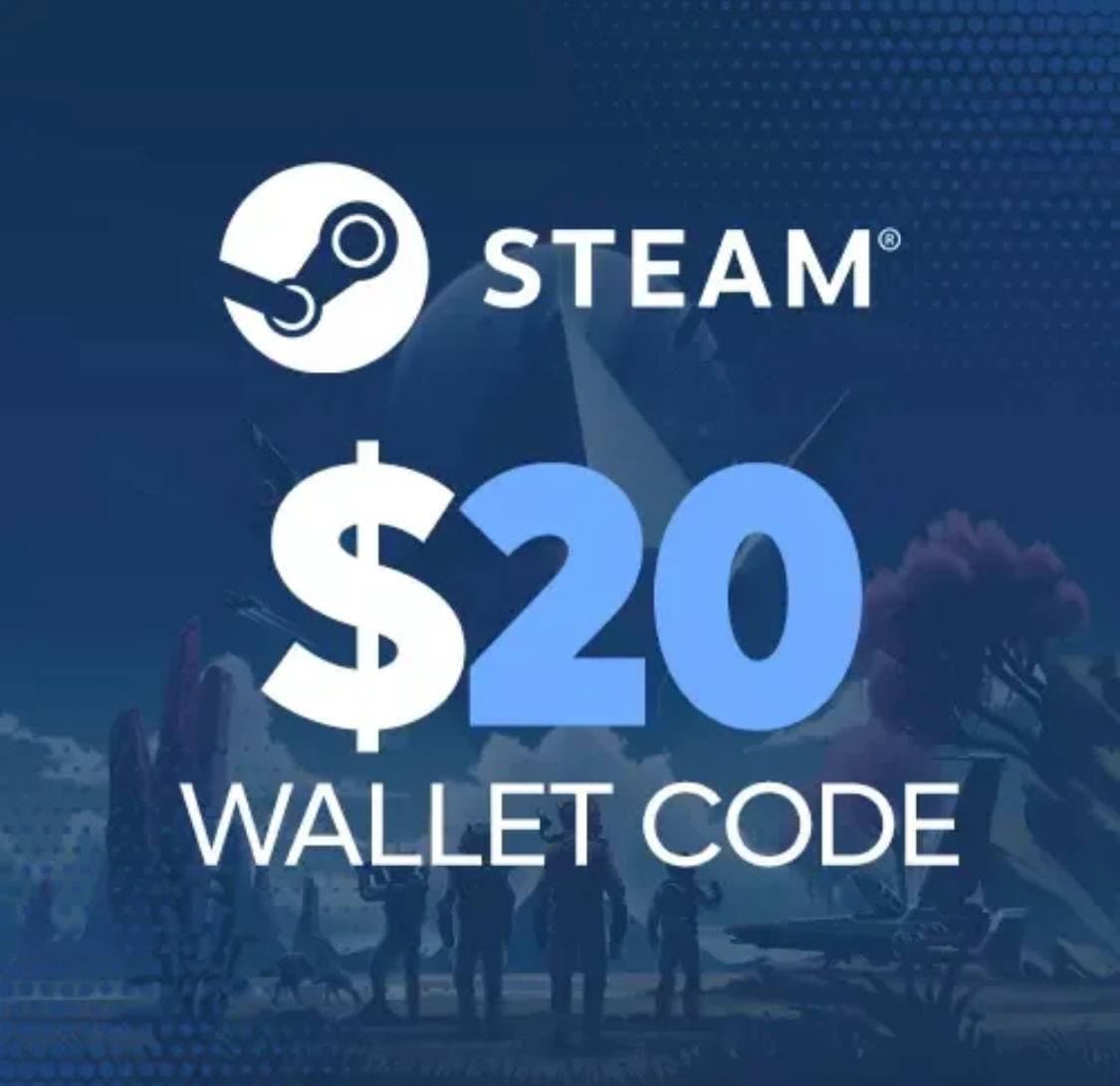Steam Wallet Code USD 20 (US) product image
